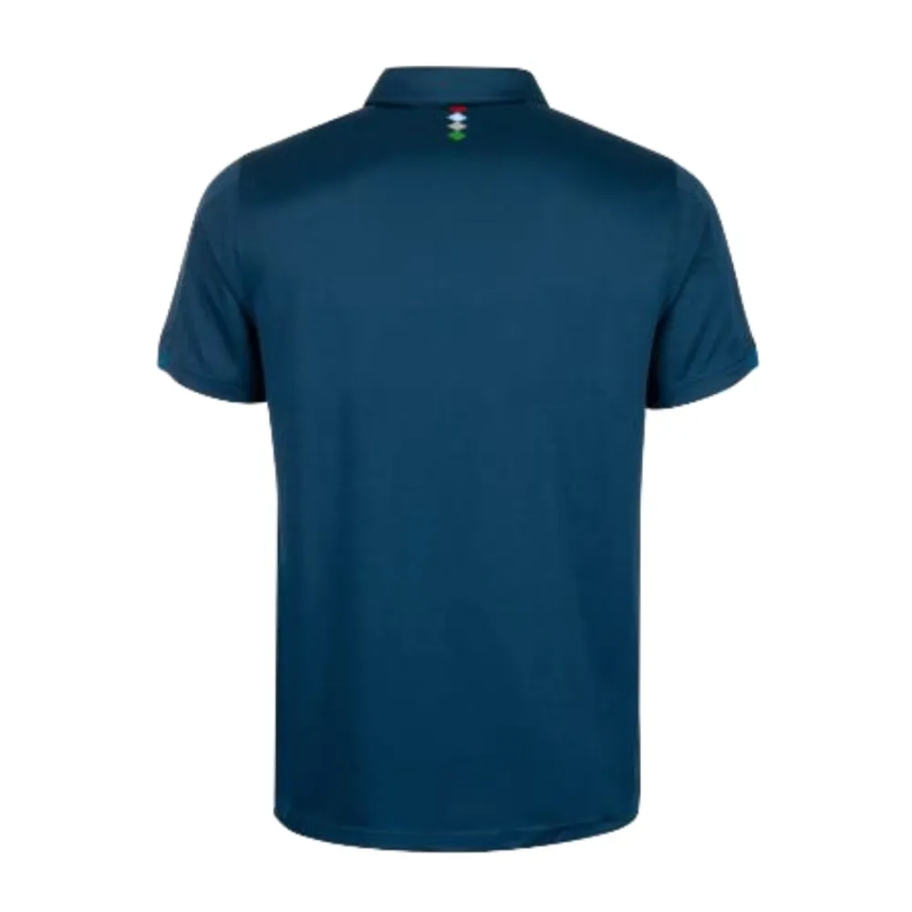 2022-2023 Harlequins Travel Media Polo (Petrol)