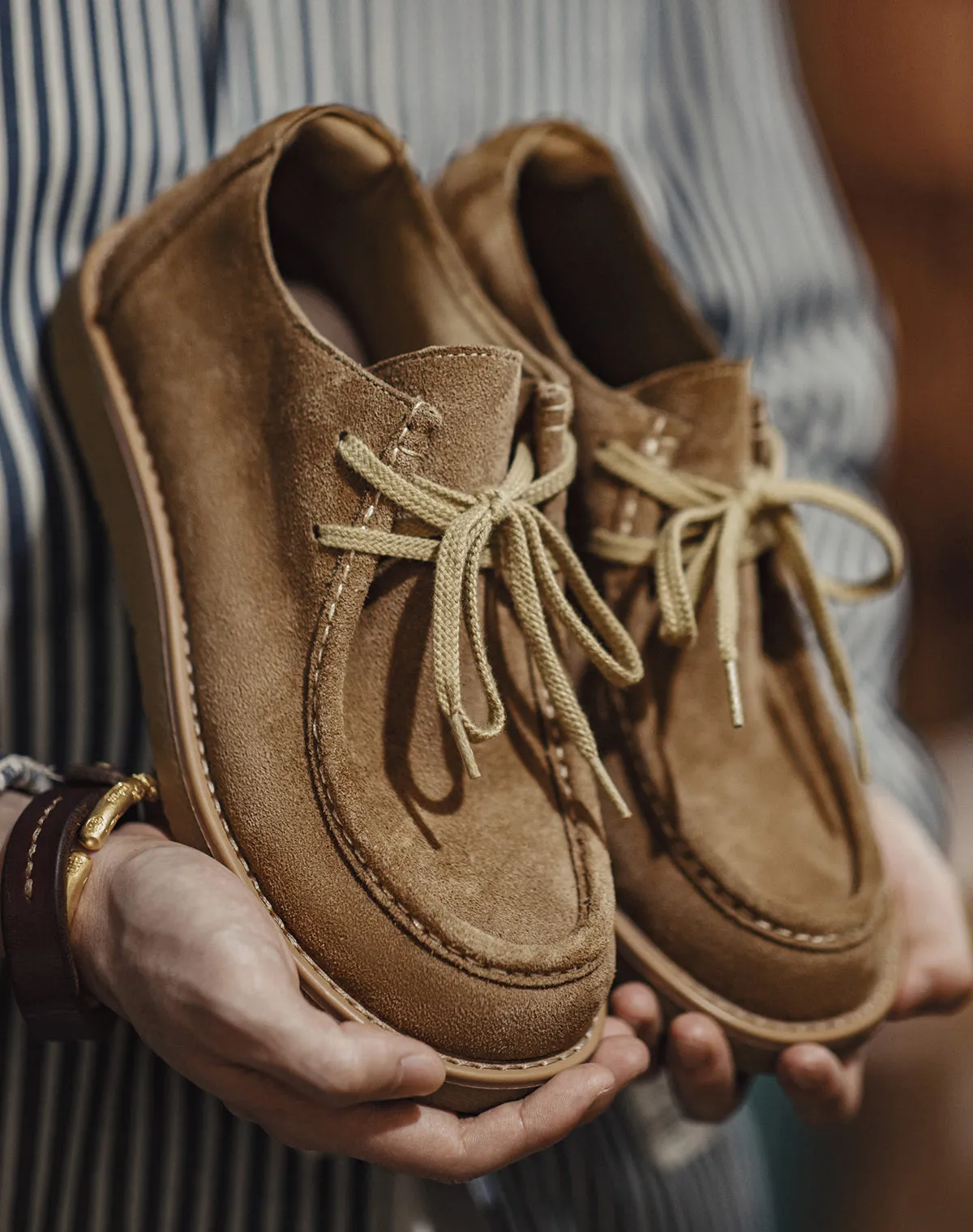 American Retro Moccasin Loafers Soft Sole Real Leather Men's Dress Shoes