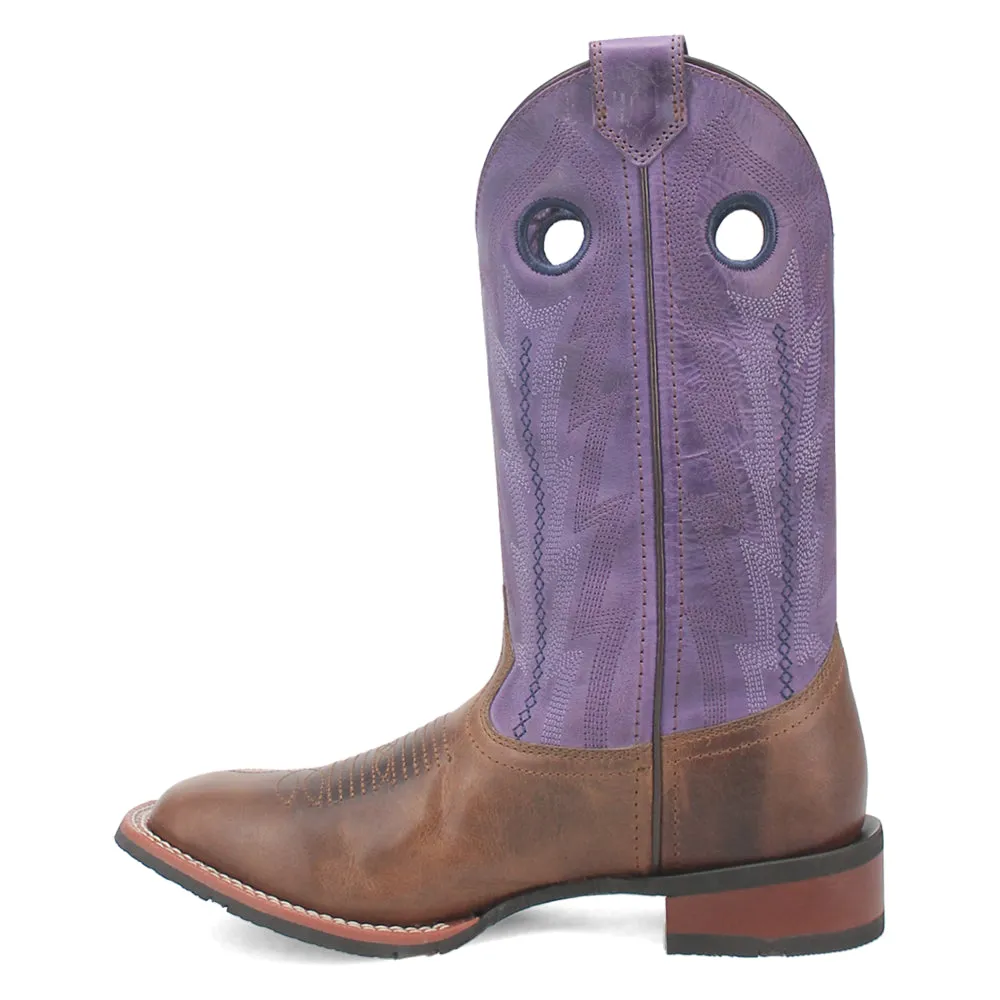 Bonnie Embroidered Square Toe Cowboy Boots