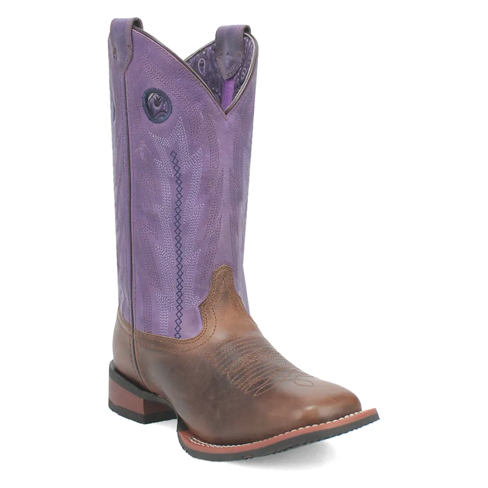 Bonnie Embroidered Square Toe Cowboy Boots