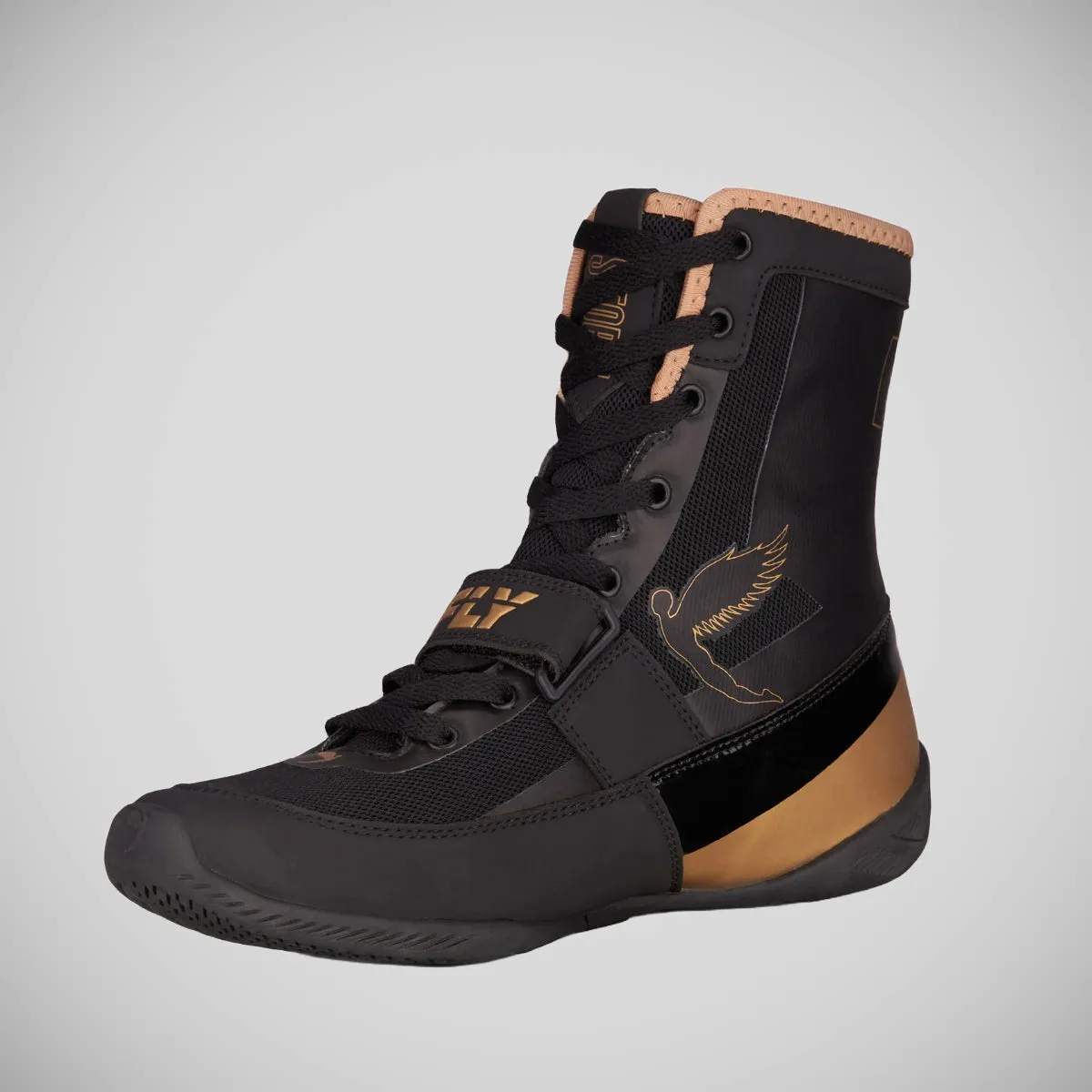 Fly Storm Boxing Boots Black/Gold