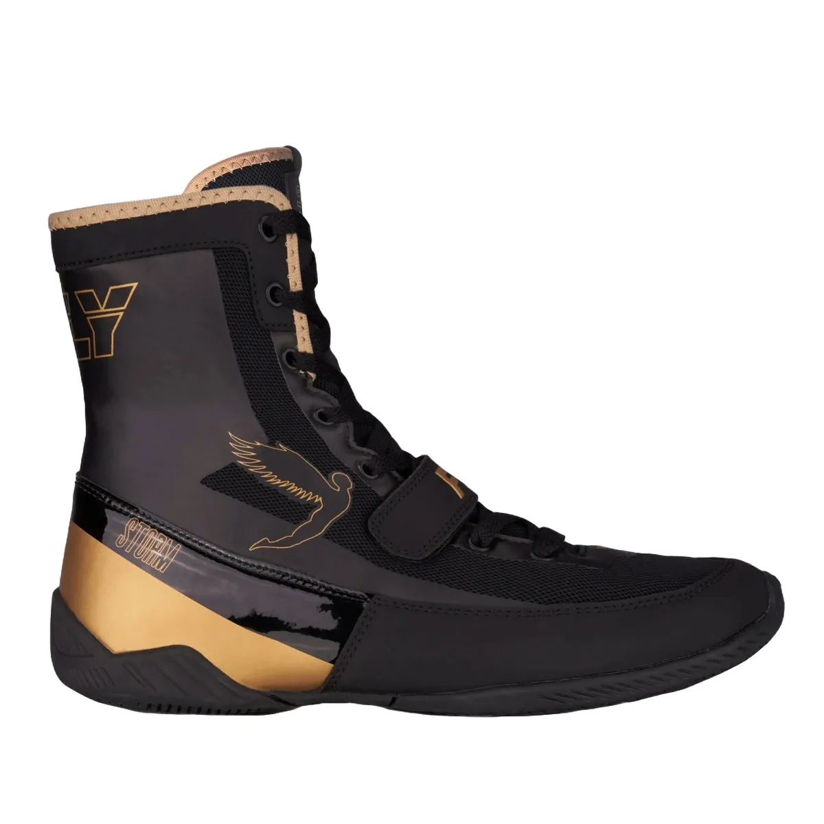 Fly Storm Boxing Boots Black/Gold