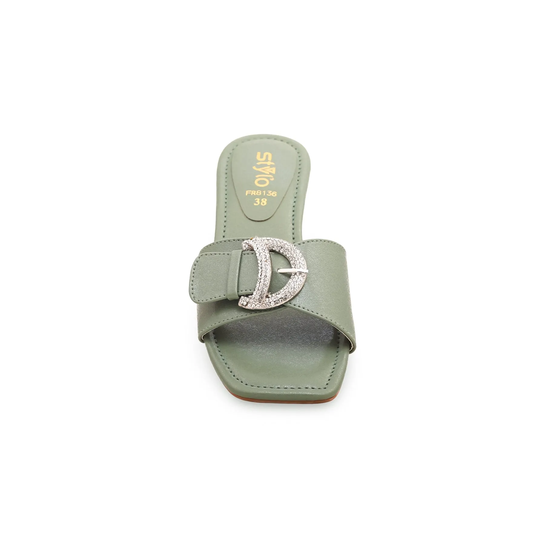 Green Formal Slipper FR8136
