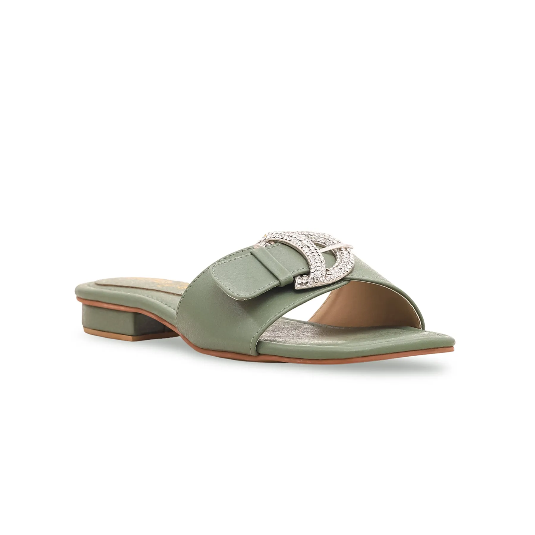 Green Formal Slipper FR8136