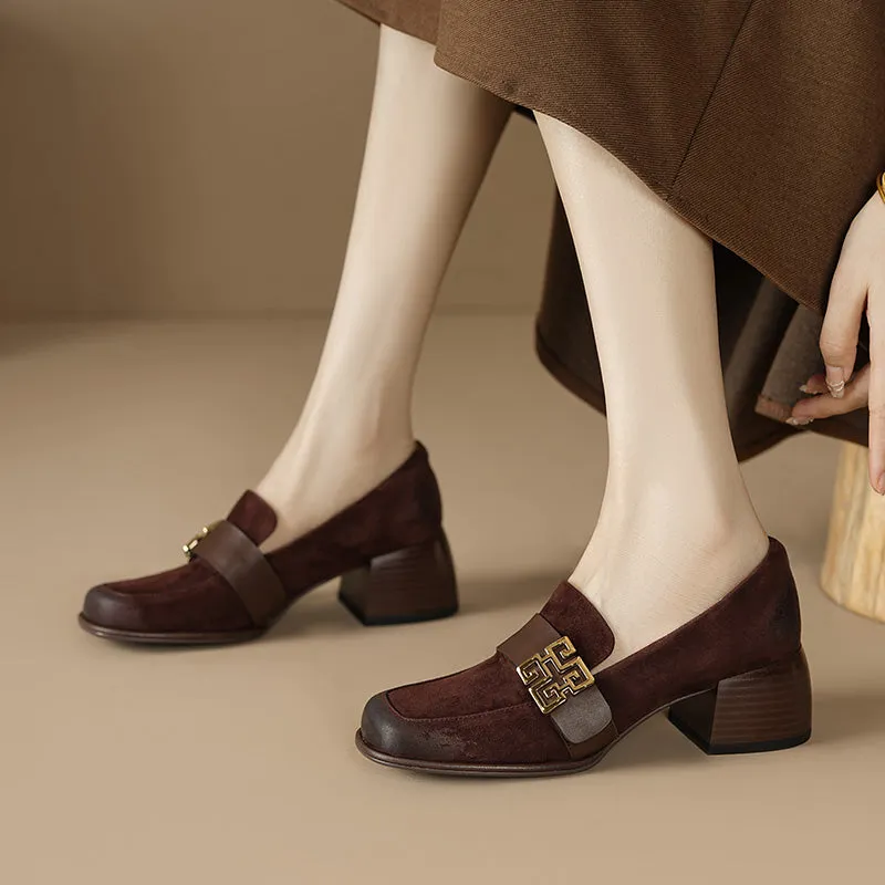 Heeled Loafers Women - Zaria