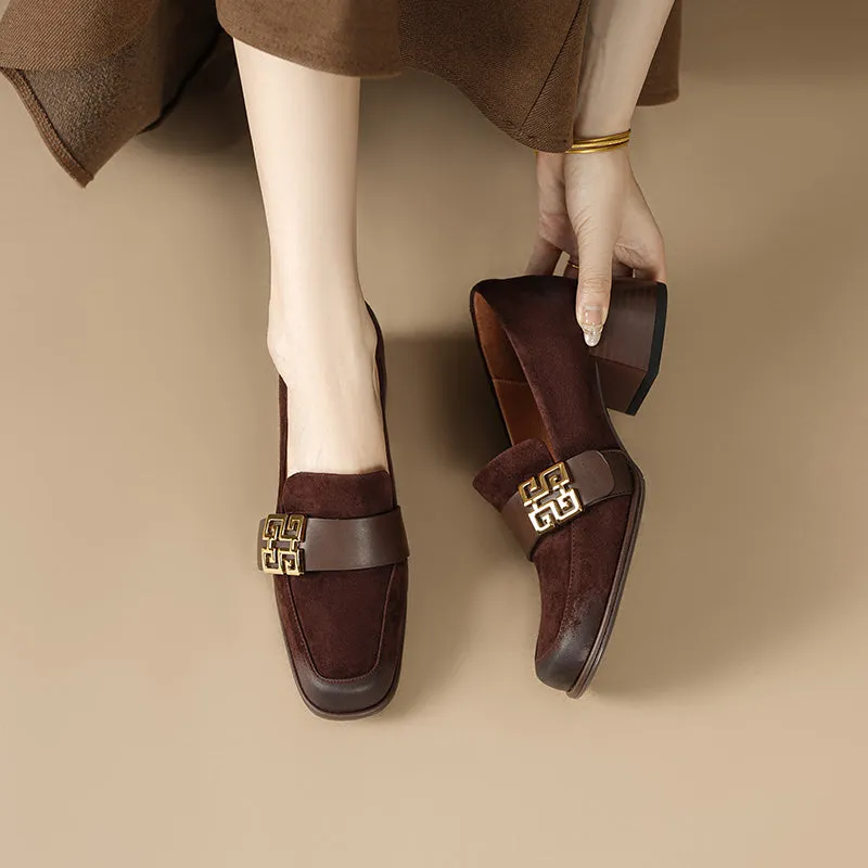 Heeled Loafers Women - Zaria