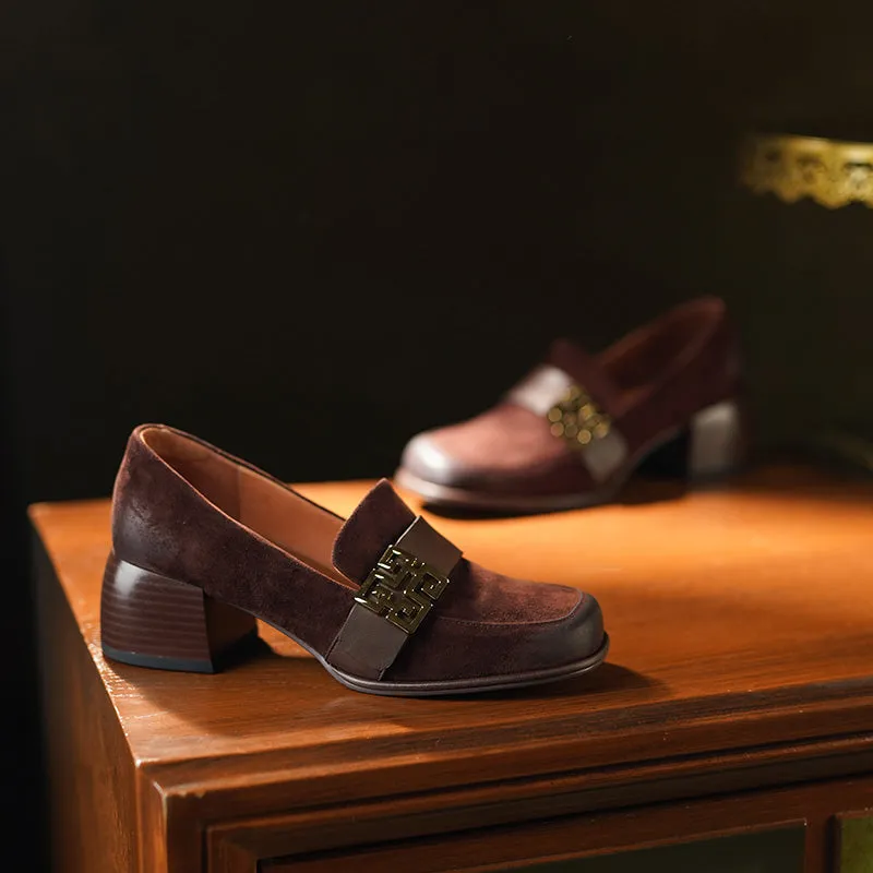 Heeled Loafers Women - Zaria