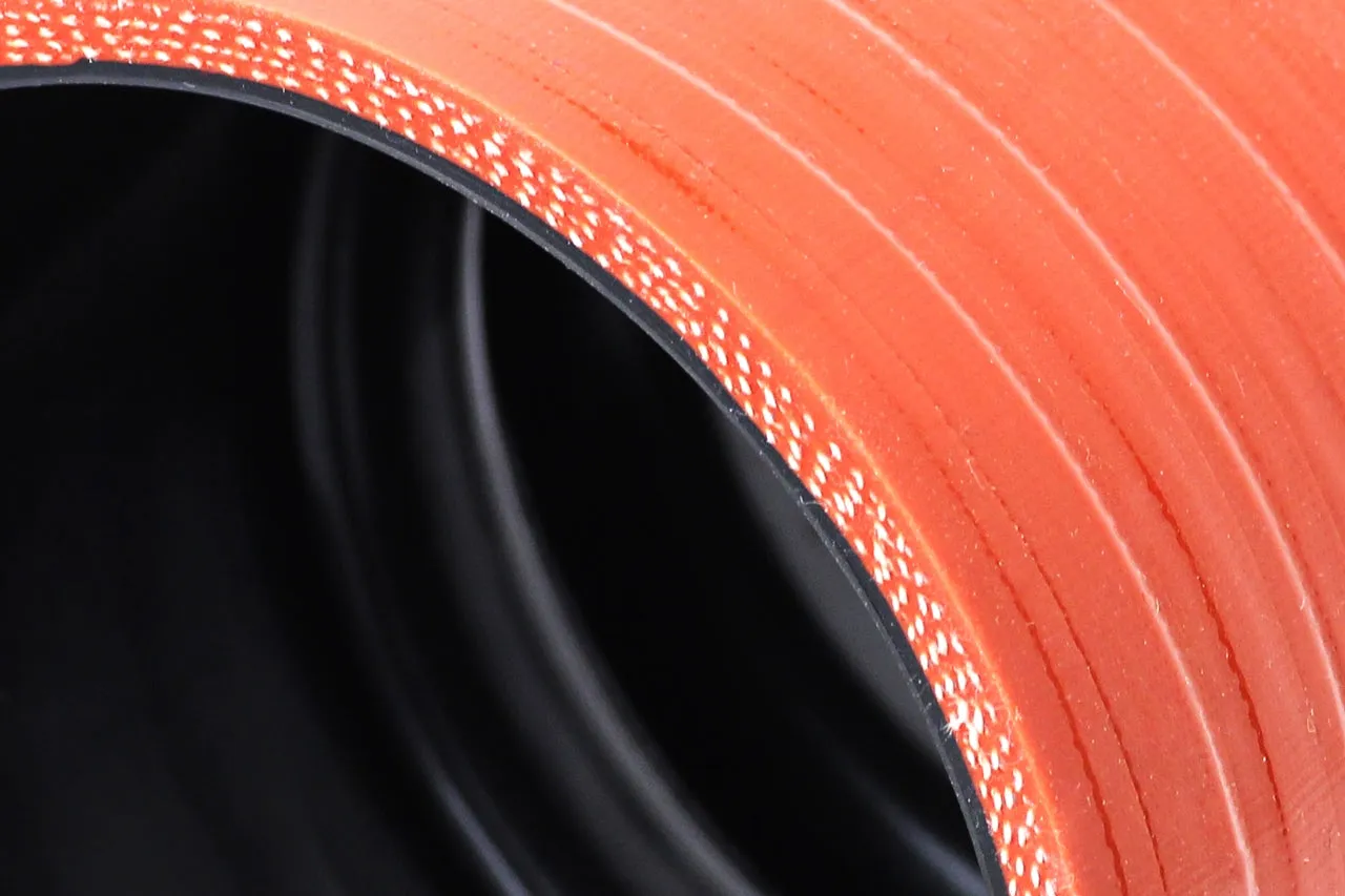 HPS Silicone Intercooler Hoses Ford Excursion 7.3L PowerStroke Diesel (2000-2003) [High Temp Reinforced Boots Kit] Orange or Black