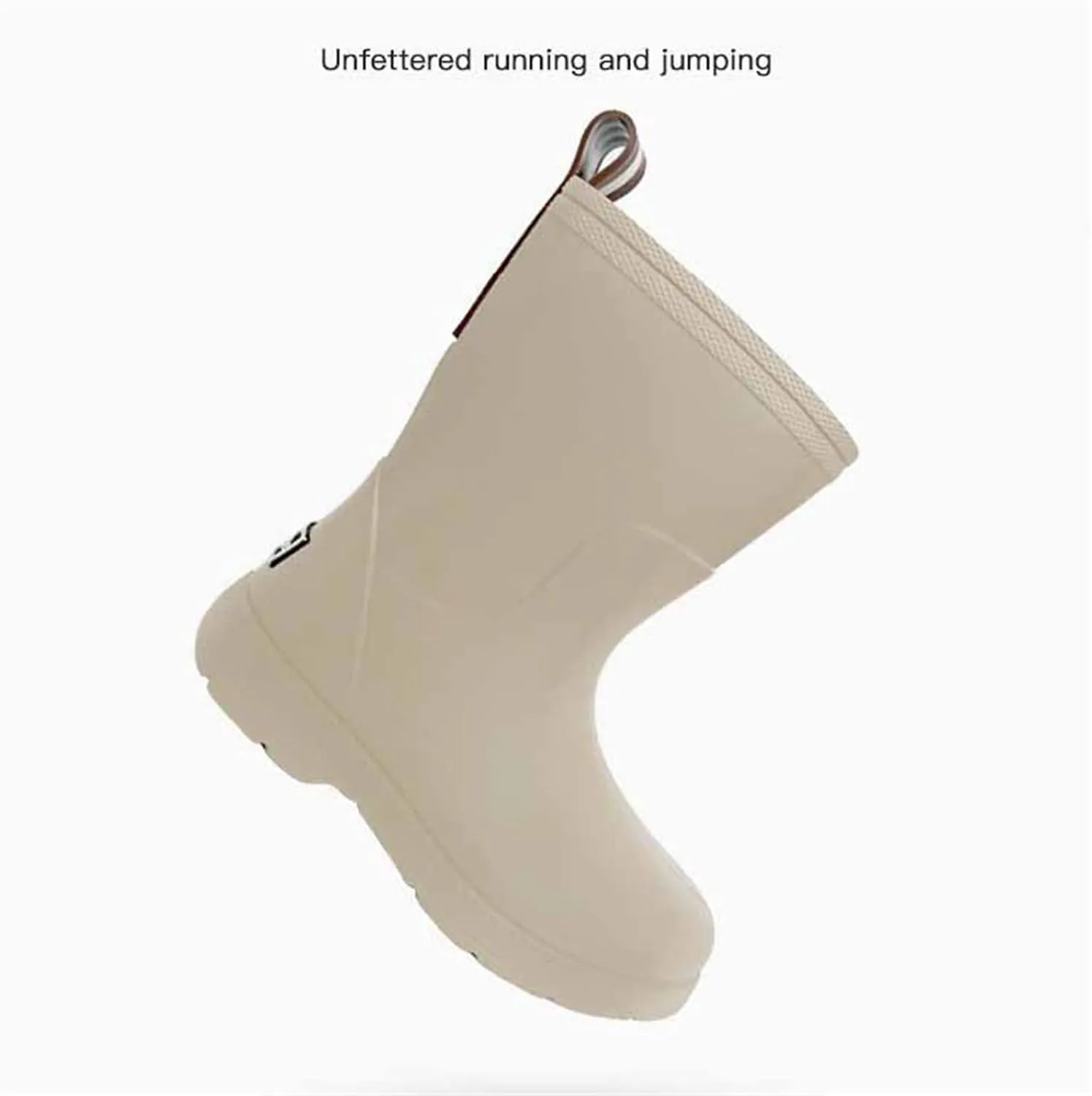 IWIHMIV Raining Boots for Kids Non Slip Waterproof Rubber Boots Outdoor Toddler Boys Girls Lightweight Rain Boots