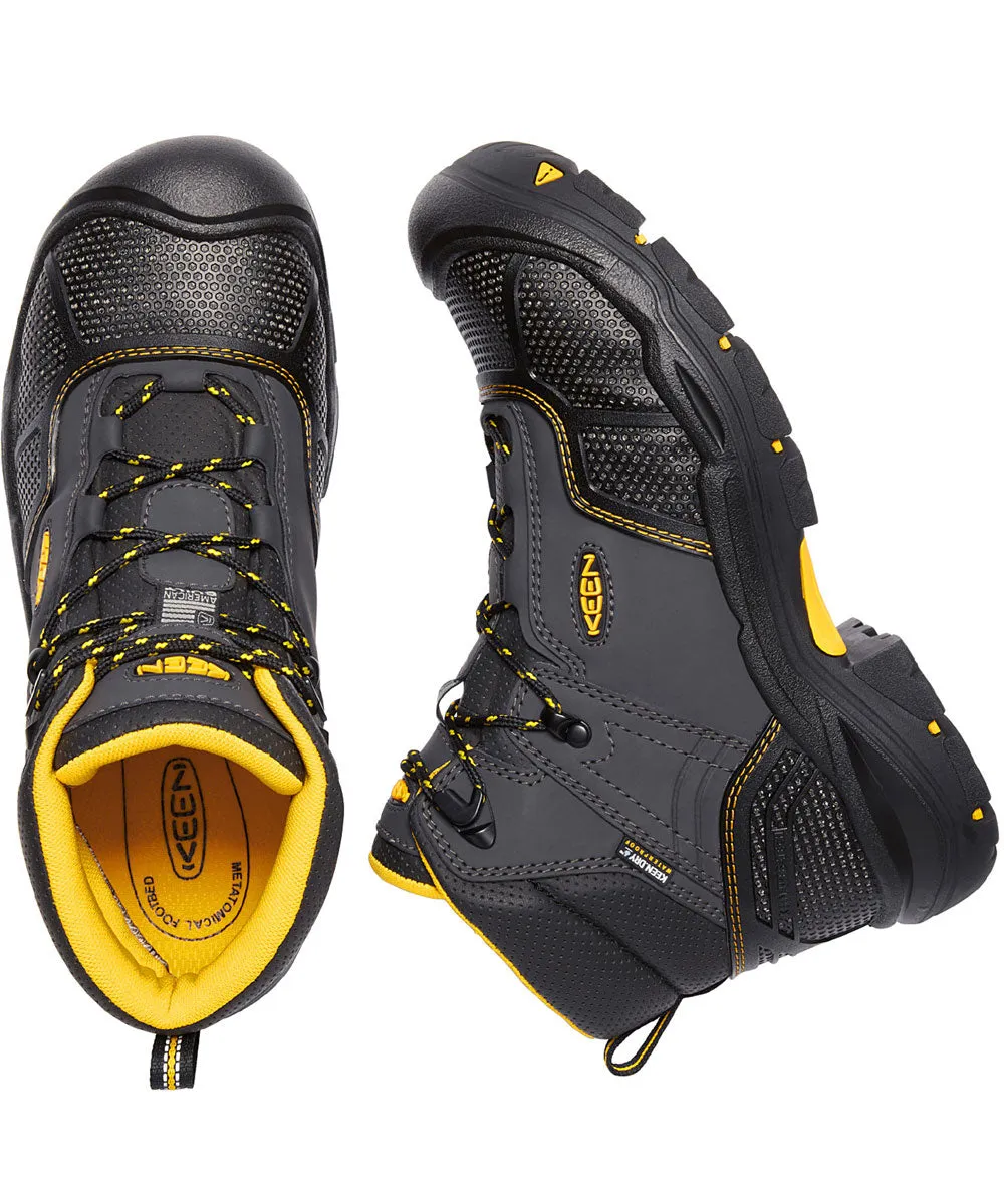 Keen Utility Logandale Waterproof Steel Toe Work Boots - Raven/Black