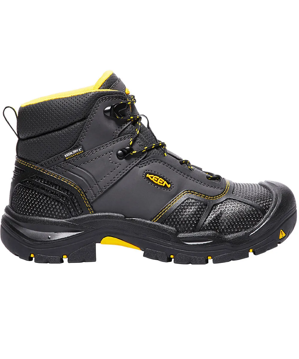 Keen Utility Logandale Waterproof Steel Toe Work Boots - Raven/Black
