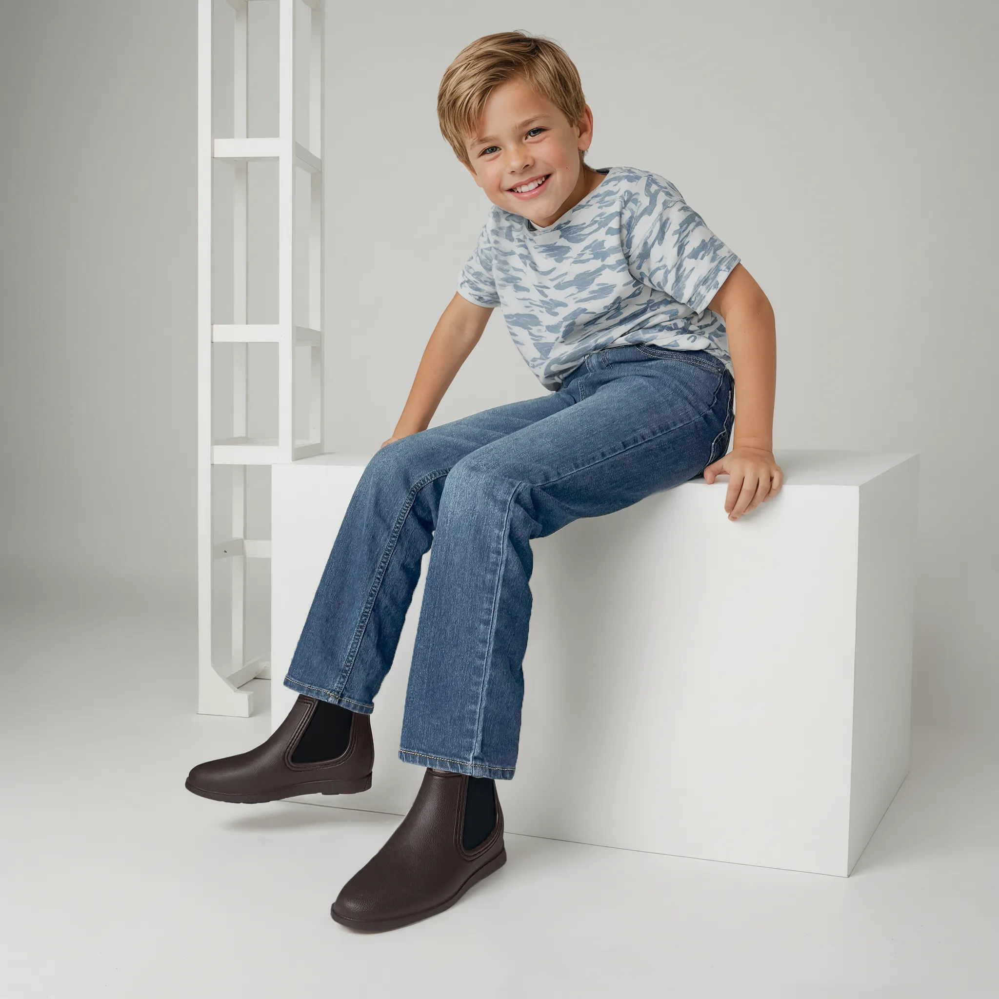 KIDS JAVA/BLACK LONDONER BOOT - FINAL SALE
