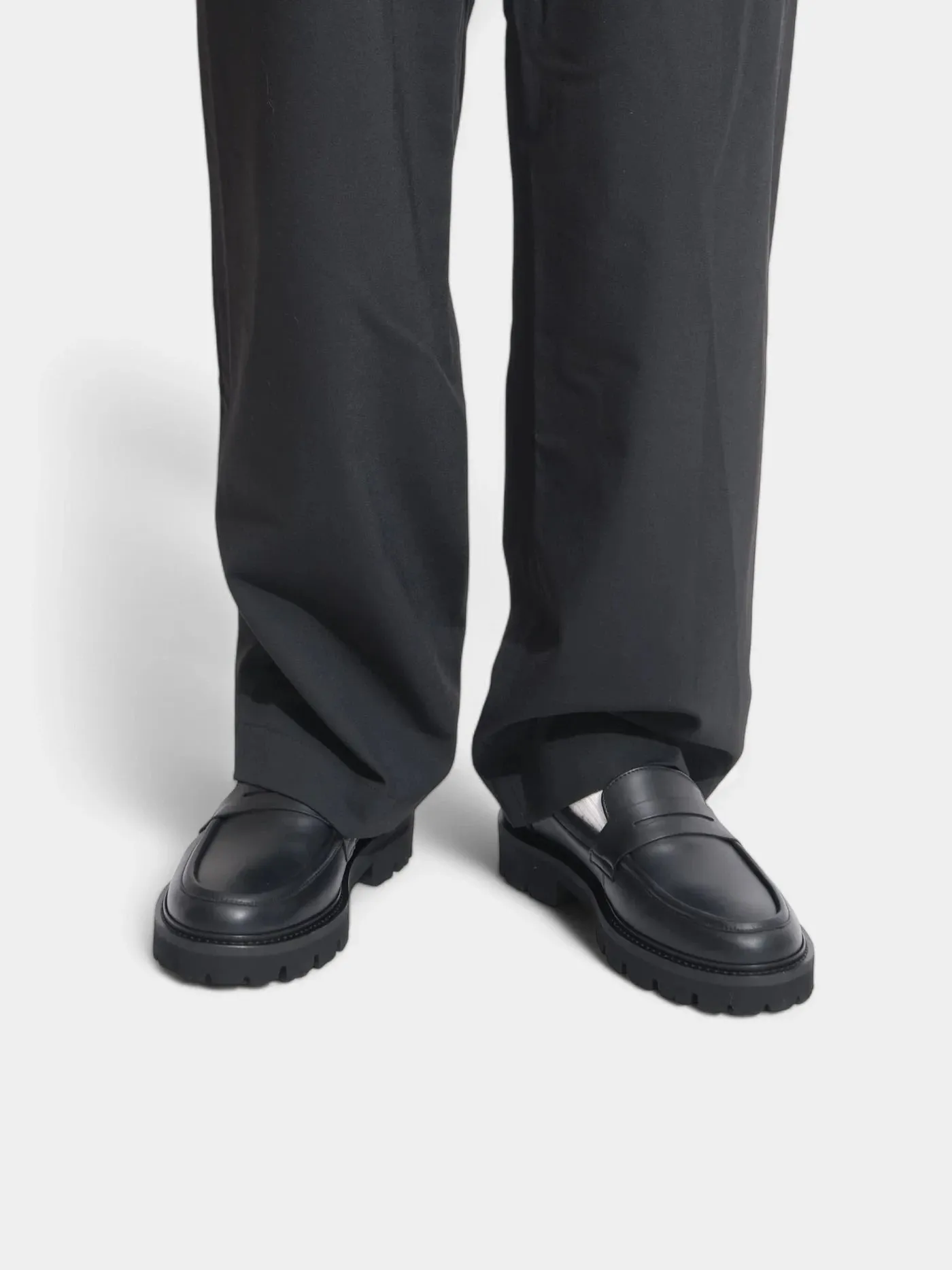 Lightweight Chunky Loafer - Black