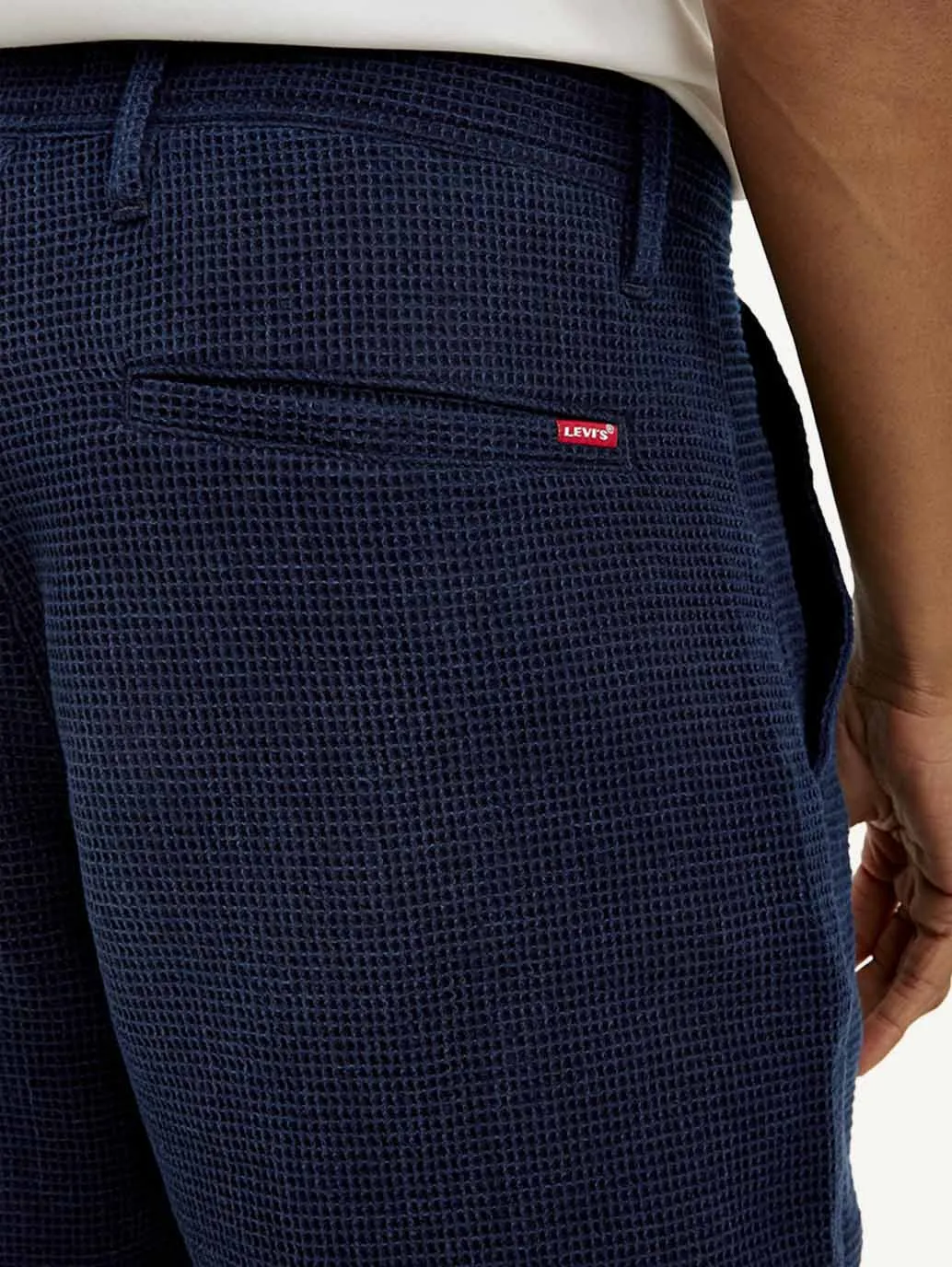 Men's Navy Tapered Shorts