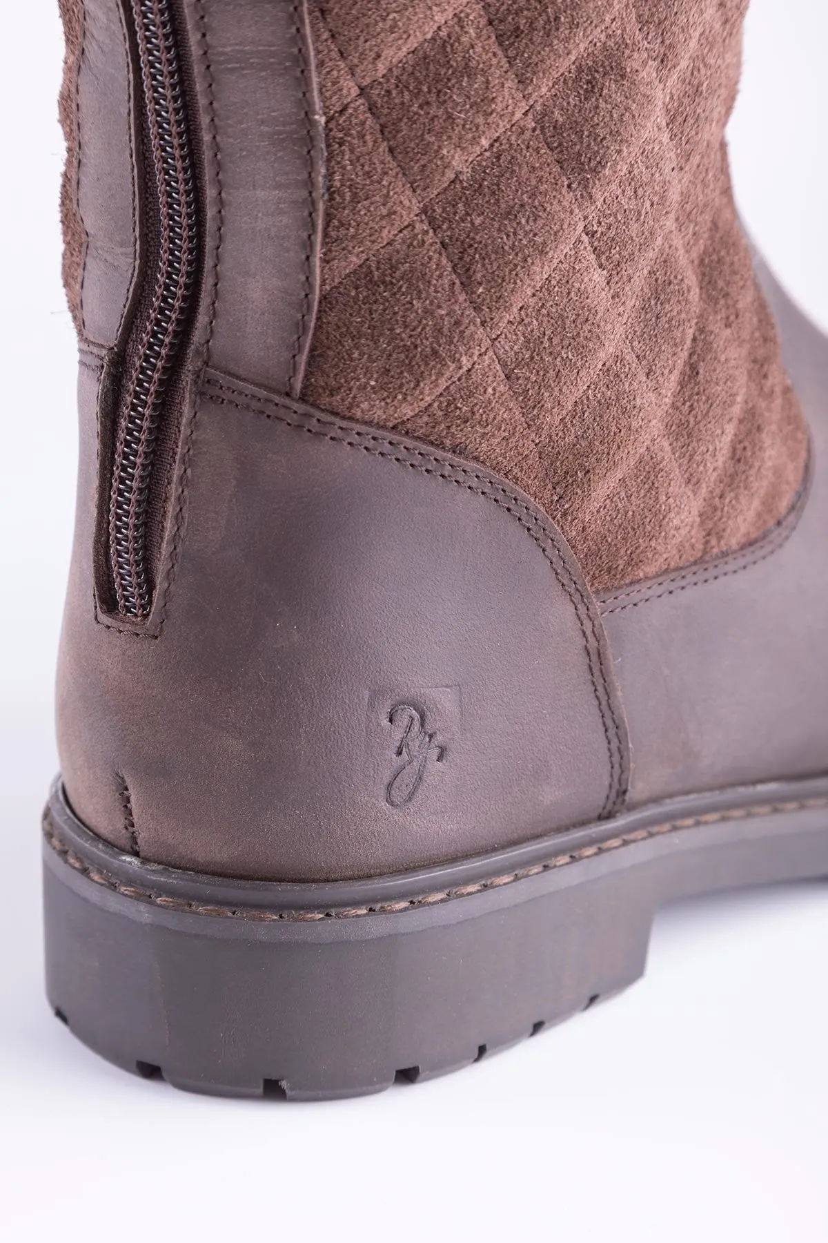Muston Quilted Leather Boots