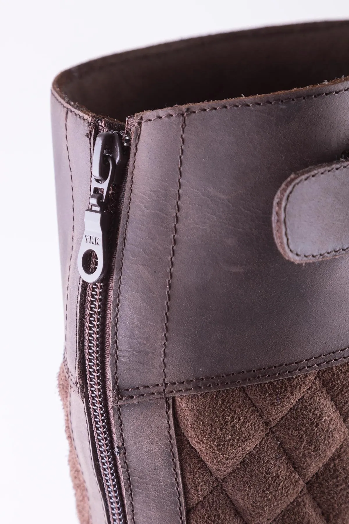 Muston Quilted Leather Boots