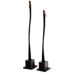 One-pcs Mahogany Craft Wedge Wooden Shoe Horn