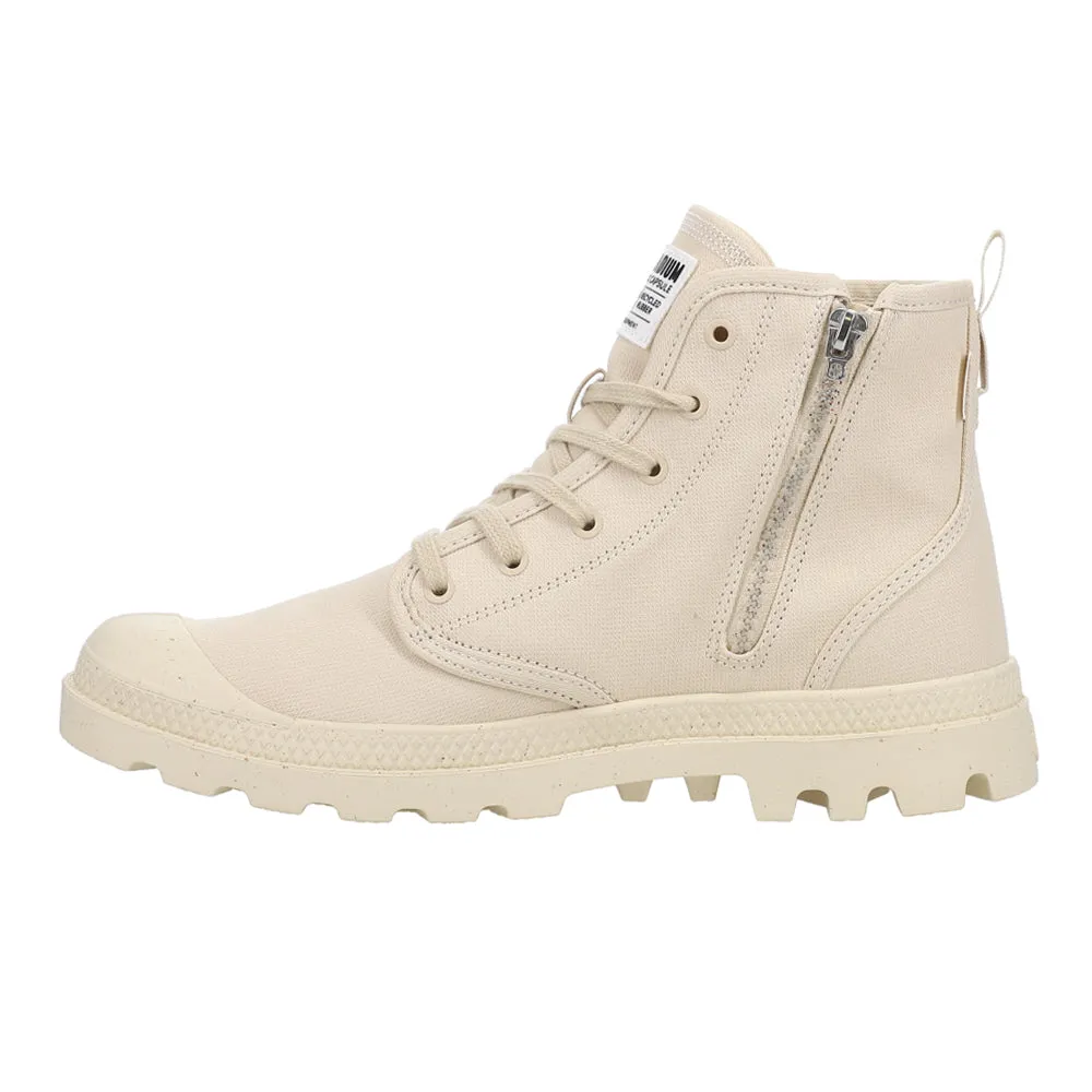 Pampa Hi Zip Organic Lace Up Boots