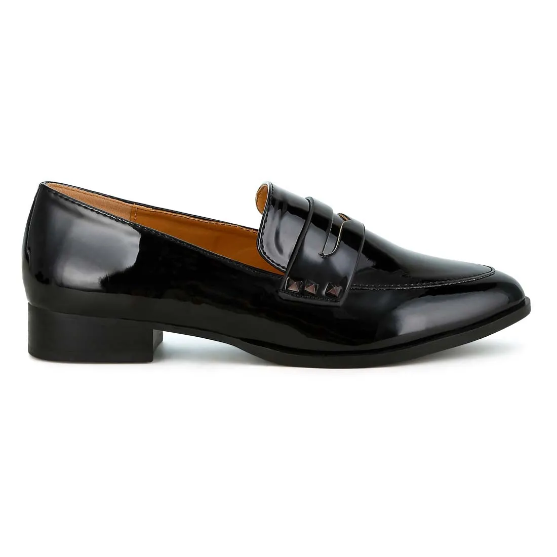 Patent Pleather Penny Loafers