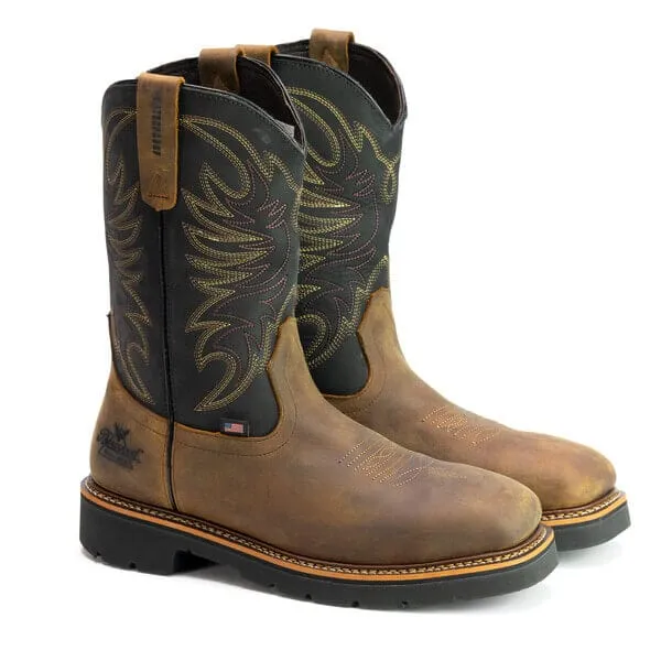Thorogood Men's Wellington Brown Waterproof Steel Toe Work Boots 804-4330
