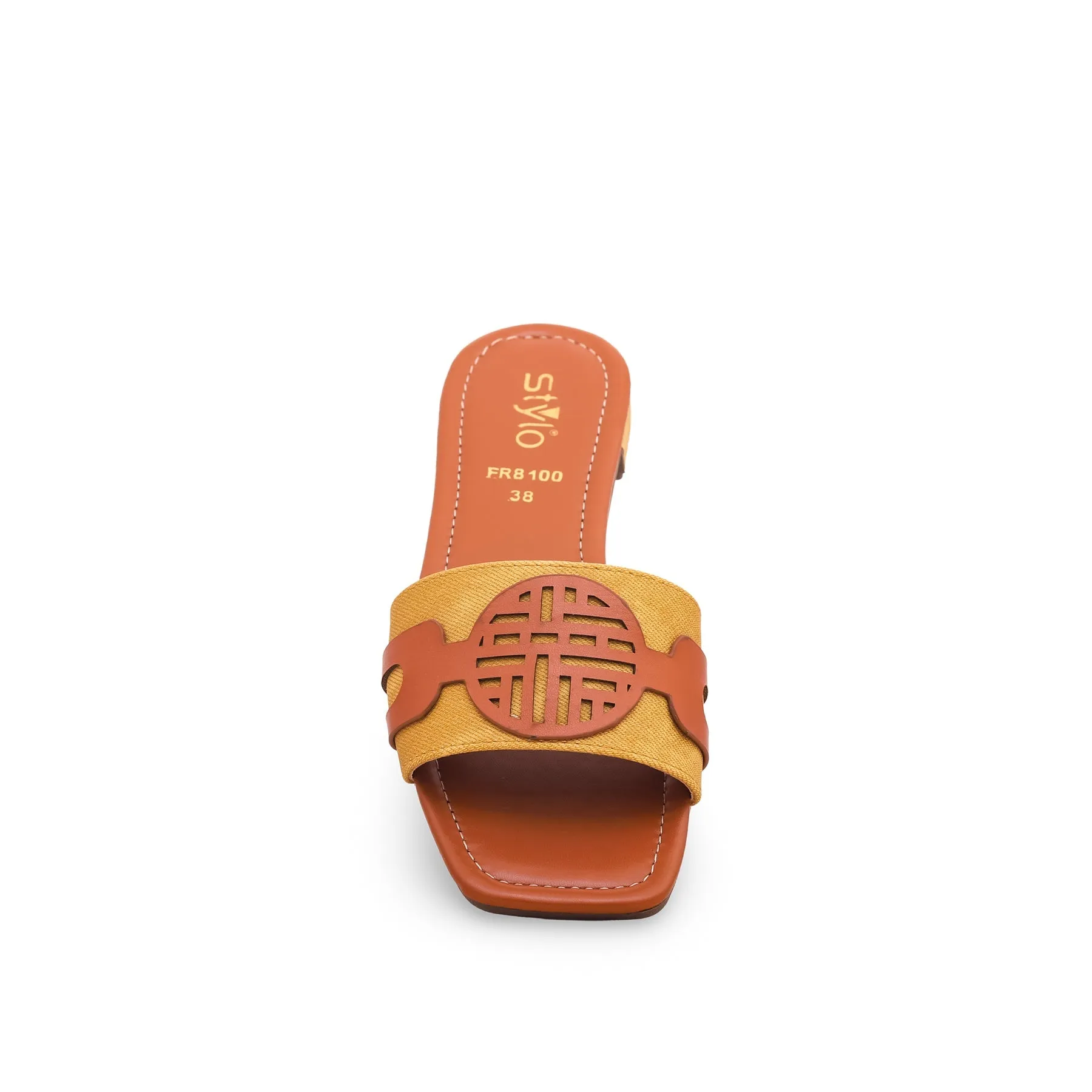 Yellow Formal Slipper FR8100